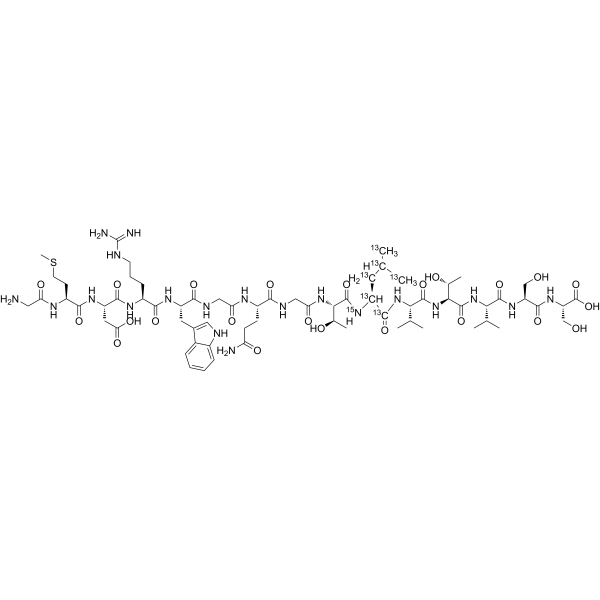 GMDRWGQGTLVTVSS-(Leu-13C6,15N)